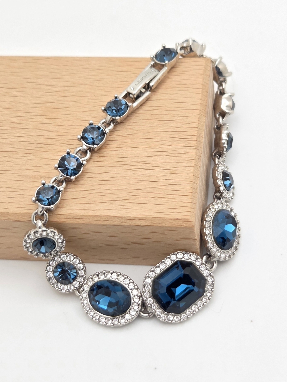 Givenchy Blue Crystal Statement Bracelet Listing